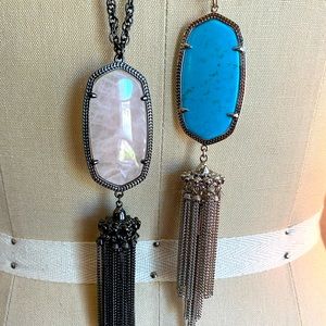 Kendra Scott long pendant necklaces